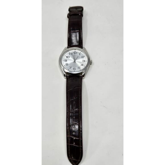 Men's Fashion Watch Lot of 5 Wrist Society Wonder Gonera Brigada Silver Leather - Picture 10 of 16